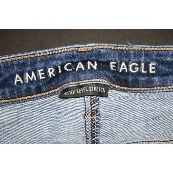 American Eagle jeans womens 6 hi rise jegging next level stretch 26 x 28 blue - Picture 7 of 12